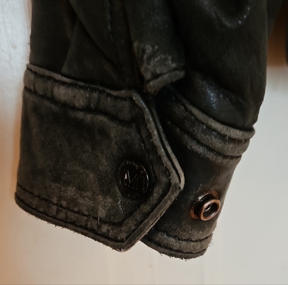 Marc New York Men's vintage Black Leather Jacket, 1980s, Lux, Sz Sm. Leather - Picture 10 of 13